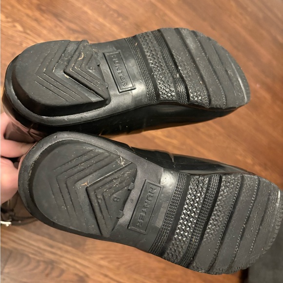 Hunter Glossy Black Rain Boots - Picture 5 of 5